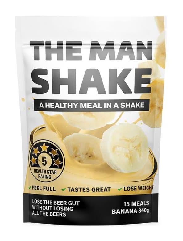 The Man Shake Banana Powder 840g