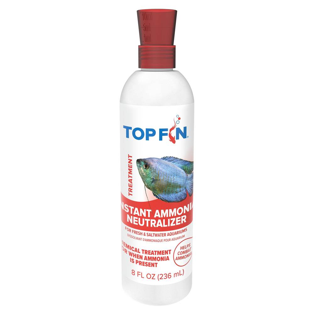 Top Fin® Instant Ammonia Aquarium Neutralizer (Size: 8 Fl Oz)
