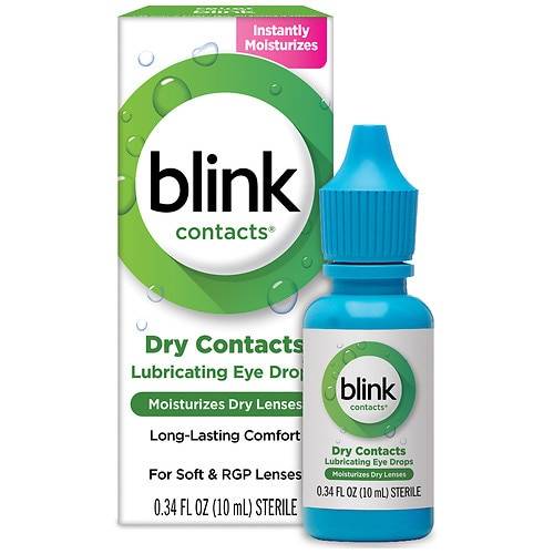 Blink Contacts Lubricating Eye Drops - 0.34 fl oz