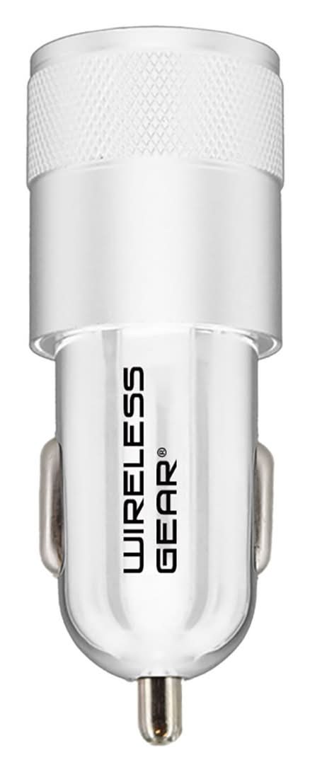 Wireless Gear Usb-C Car Charger, White