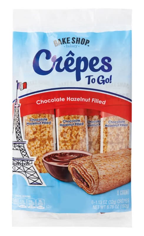 Bake Shop Crepes, Chocolate Hazelnut (6 x 1.13 oz)