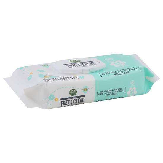Open Nature Free & Clear Ultra Soft Baby Wipes