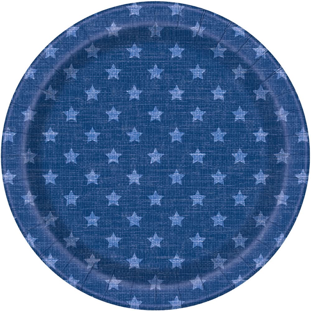 Patriotic Vibes 7" Plates 8 Ct