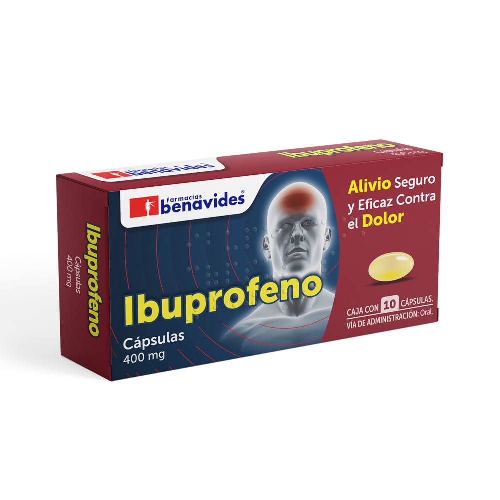 Farmacias benavides ibuprofeno cápsulas 400 mg (10 piezas)