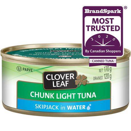 Clover Leaf Chunk Light Tuna Skipjack in Water (170 g)