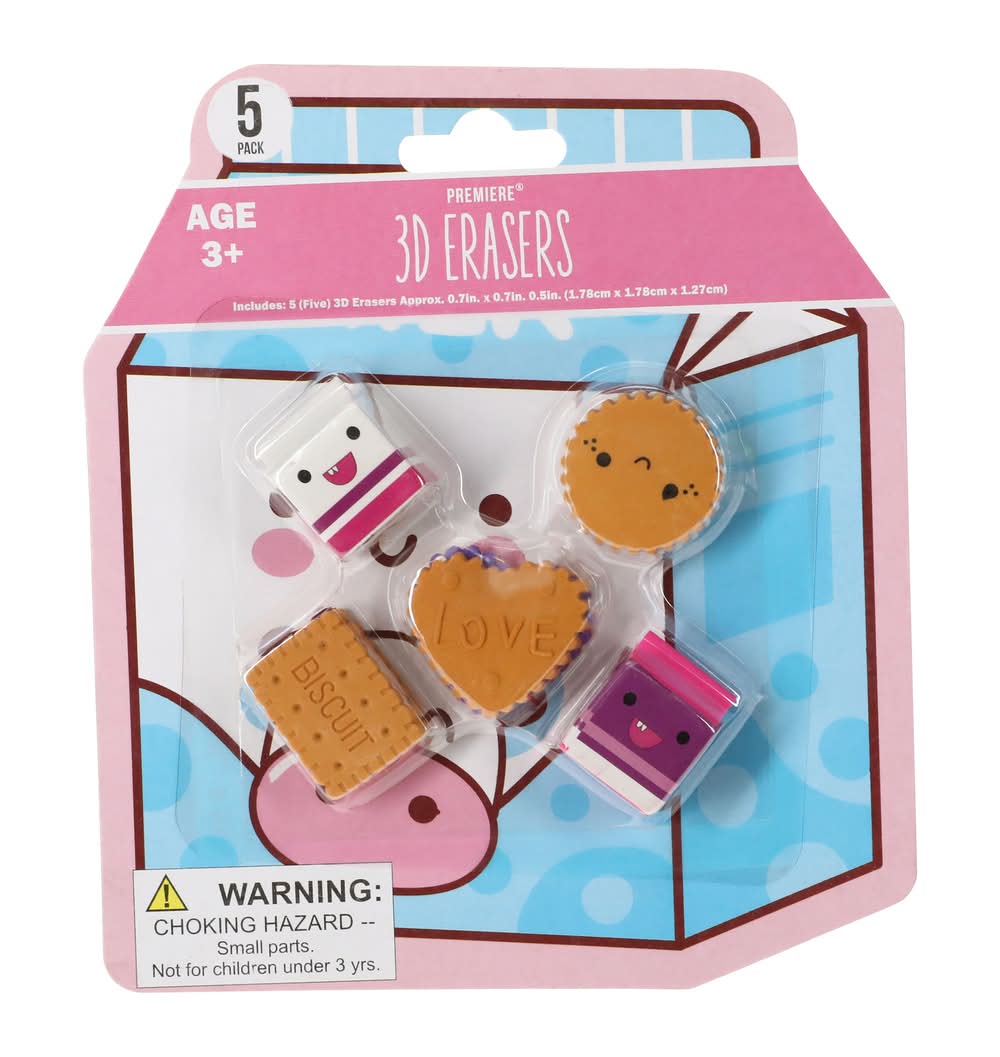 Premiere® 3D Eraser 5-Pack