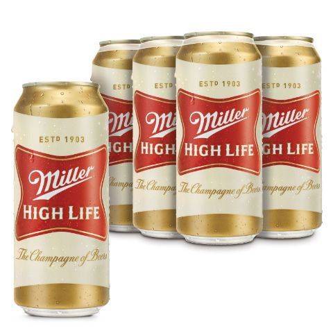 Miller High Life 6 Pack 16oz Can