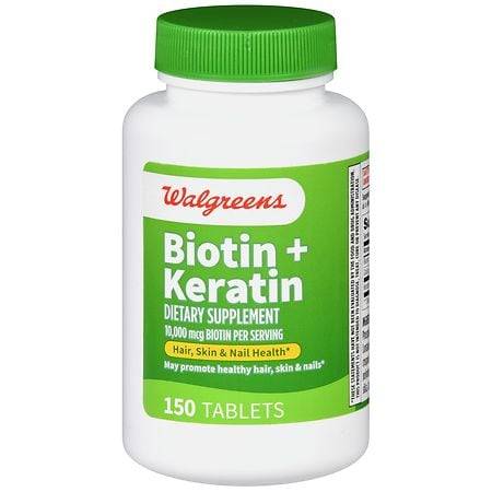 Walgreens Biotin + Keratin Tablets ( 150 ct )