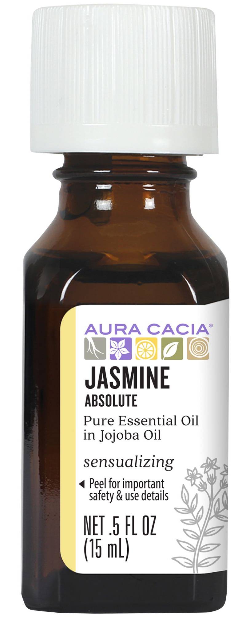 Jojoba Oil & Jasmine Absolute 100% Pure Essential Oil Blend - Sensualizing Aromatherapy (0.5 Fluid Ounces)