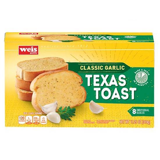 Weis Quality Texas Toast (garlic)