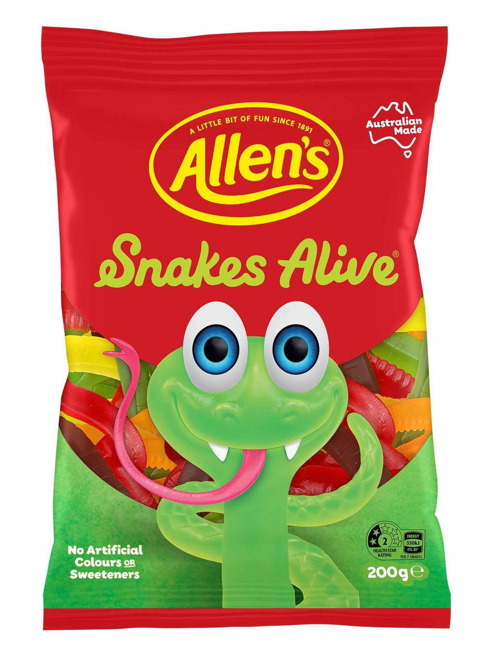 Allen's Snakes Alive 200g