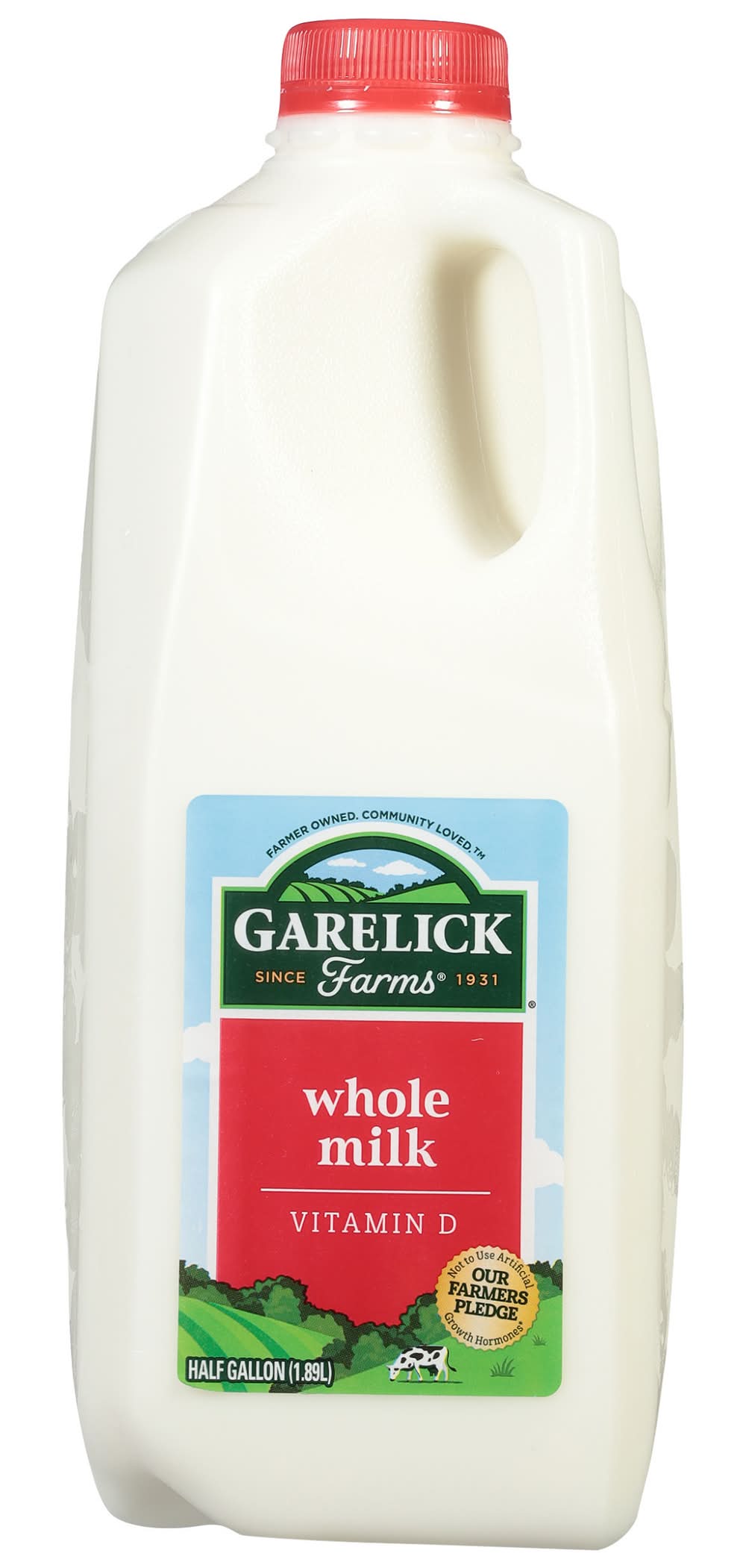 Garelick Farms Vitamin D Whole Milk (0.5 gal) | Postmates