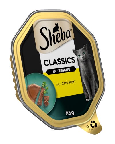 Sheba Chicken, Classics Adult Cat Food (85g)