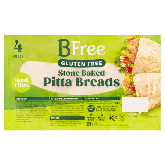 Bfree Stone Baked Pitta Breads