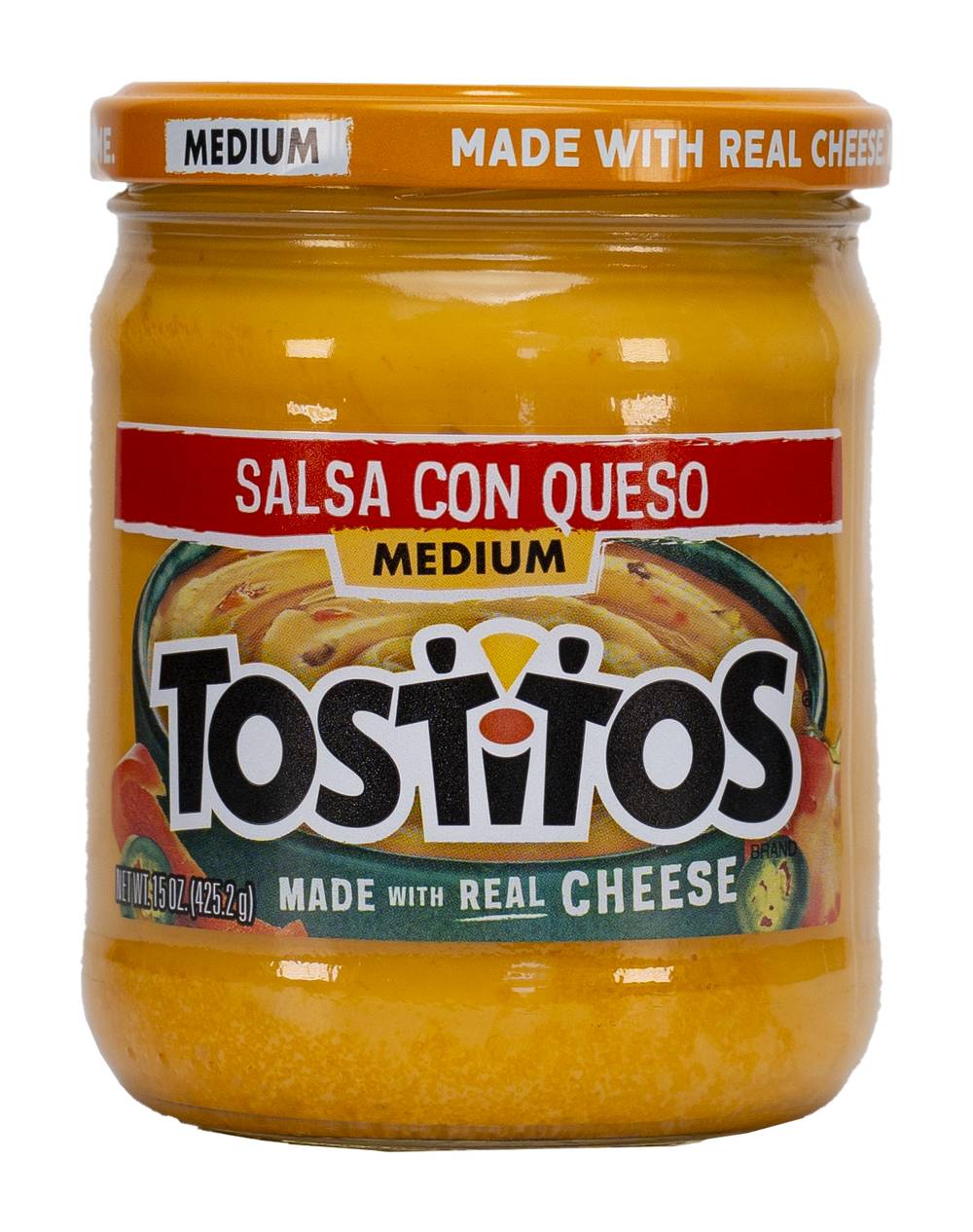 TOSTITOS Salsa con Queso Medium 15oz