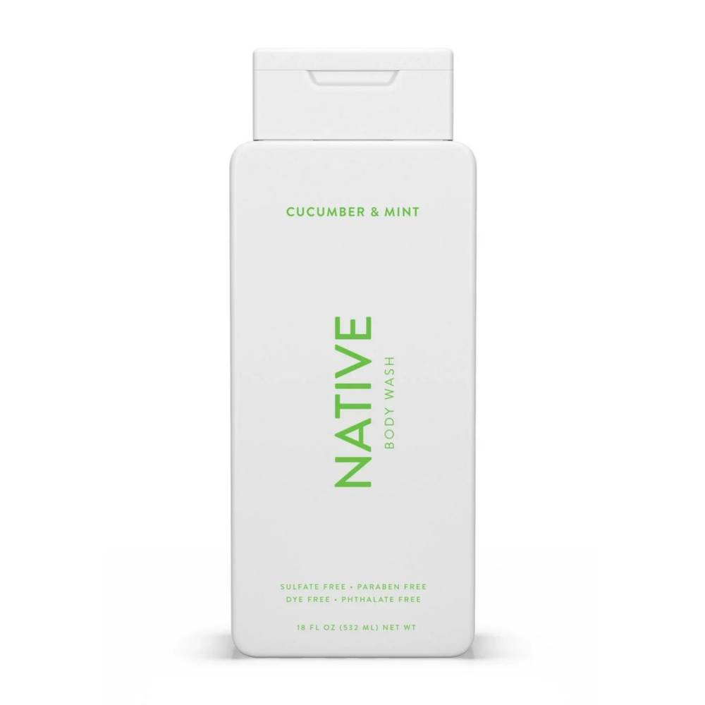 Native Body Wash, Cucumber Mint