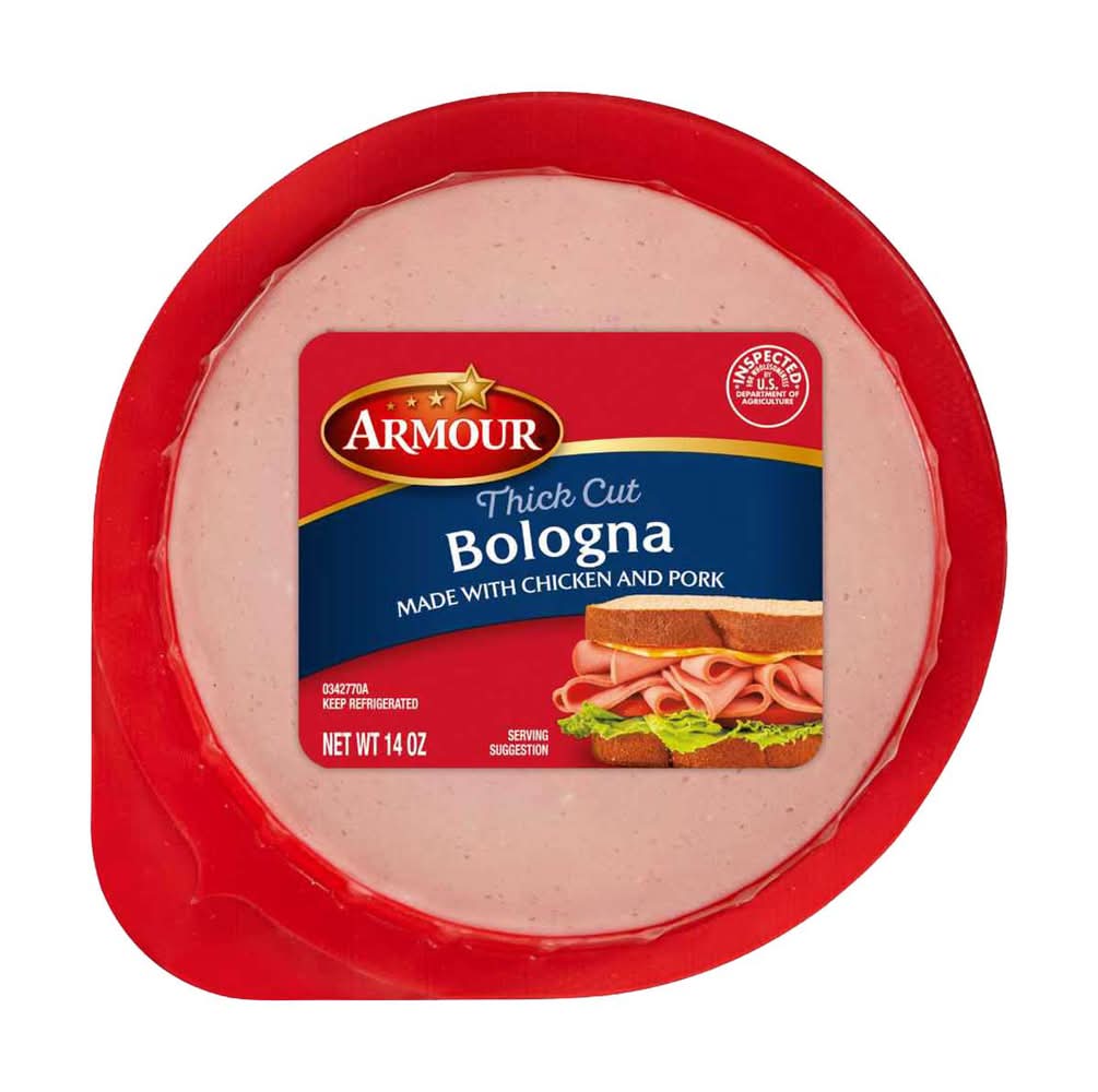 Armour Thick Cut Bologna Lunchmeat 14 Oz