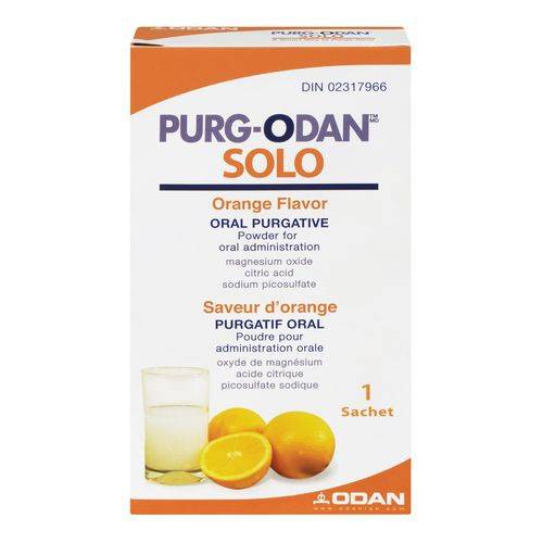 Purg-Odan Solo Orange Flavour Oral Purgative (1 unit)