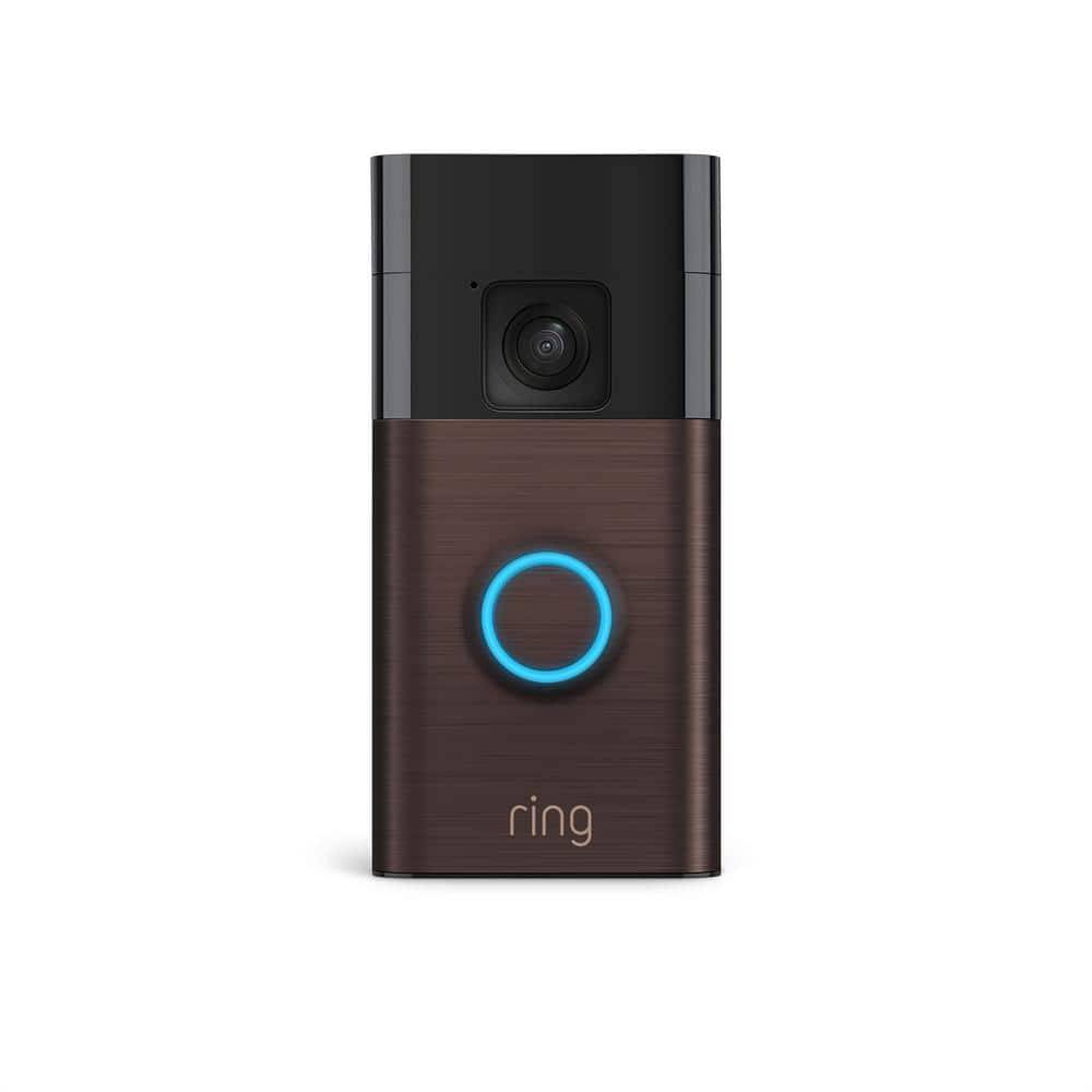 Ring Battery Doorbell With Head-To-Toe Hd Video, Live View With 2-Way Talk, And Motion Detection And Alerts - Venetian Bronze