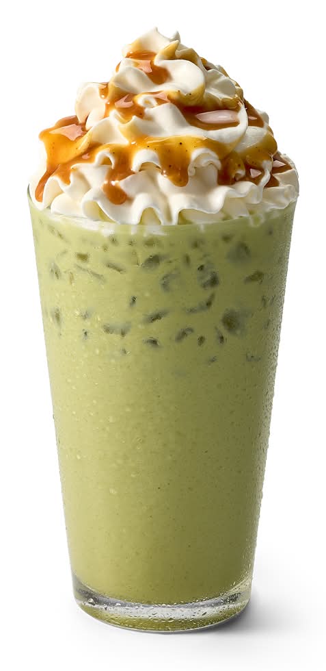 Pumpkin Spice Iced Matcha Latte