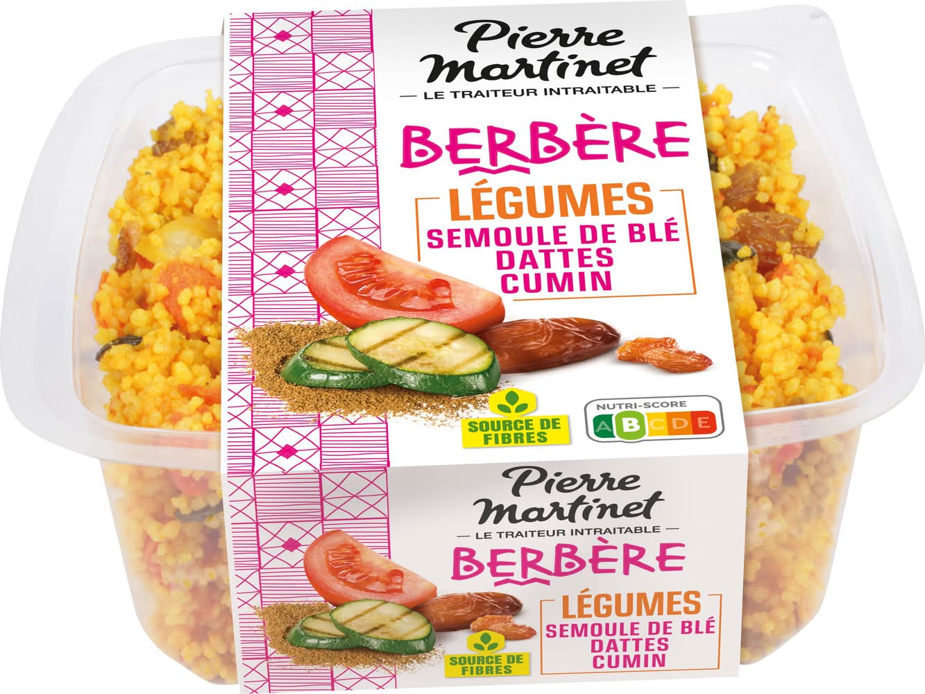 Pierre Martinet - Salade berbère taboulé aux légumes dattes et cumin (250g)
