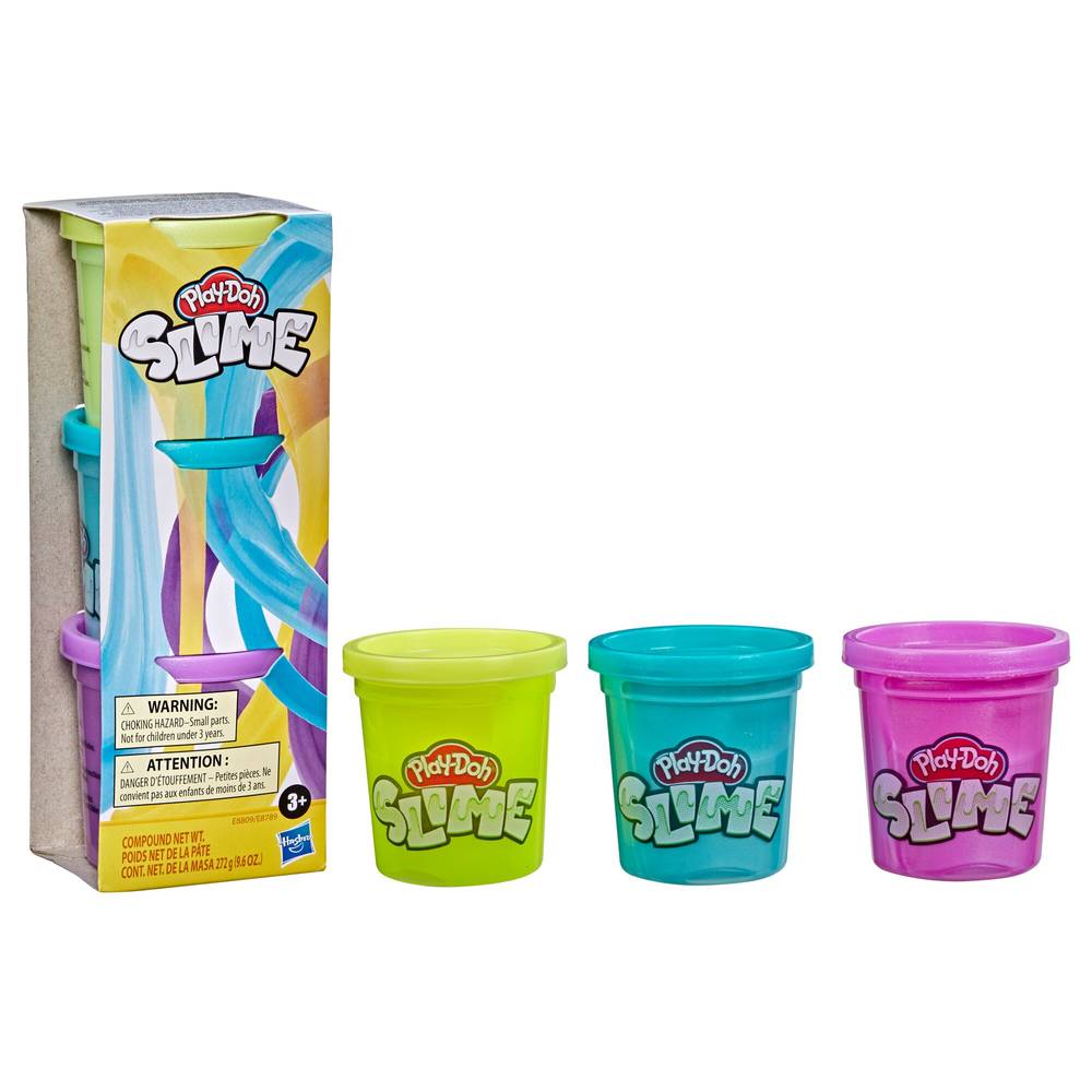 Play-Doh Brand Slime 3-pack Of Non-Toxic Slime