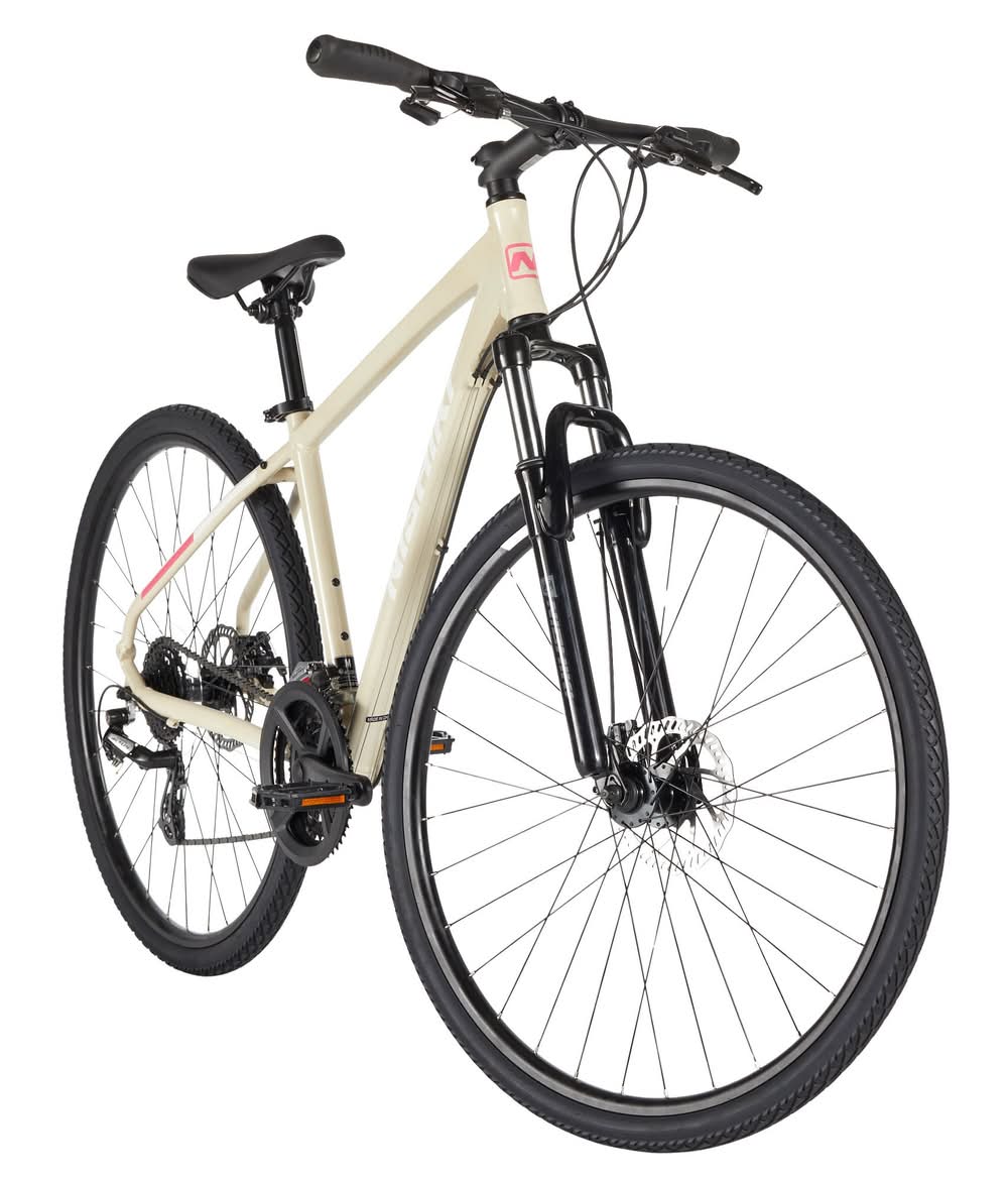 Nishiki Women's 700c Pagosa Sport Hybrid Bike (Tan/Pink)