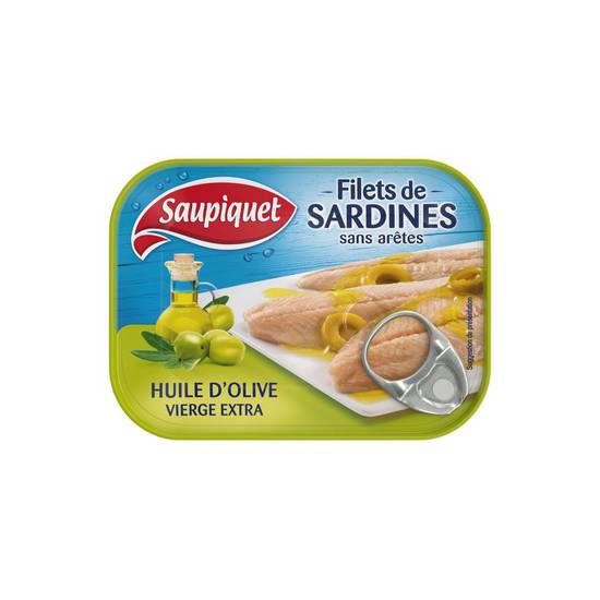 Filets de sardines huile olive Saupiquet 100g