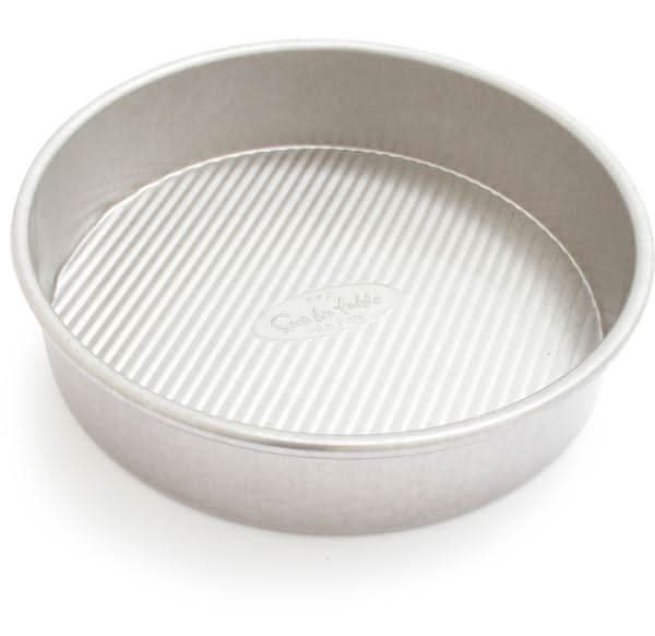 Sur La Table Platinum Pro Round Cake Pan, 8" x 2" Silver