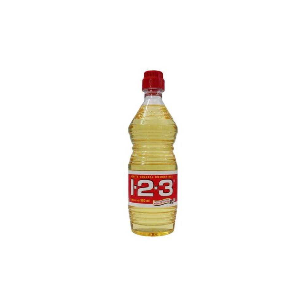 1-2-3 Aceite vegetal (botella 500 ml)