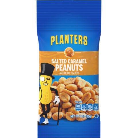 Planters Salted Caramel Peanuts Tube 2oz