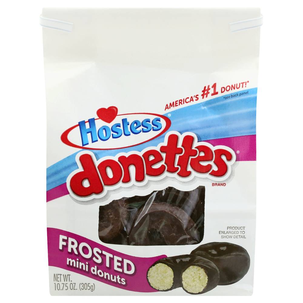 Hostess Donettes Mini Frosted Donuts (chocolate)