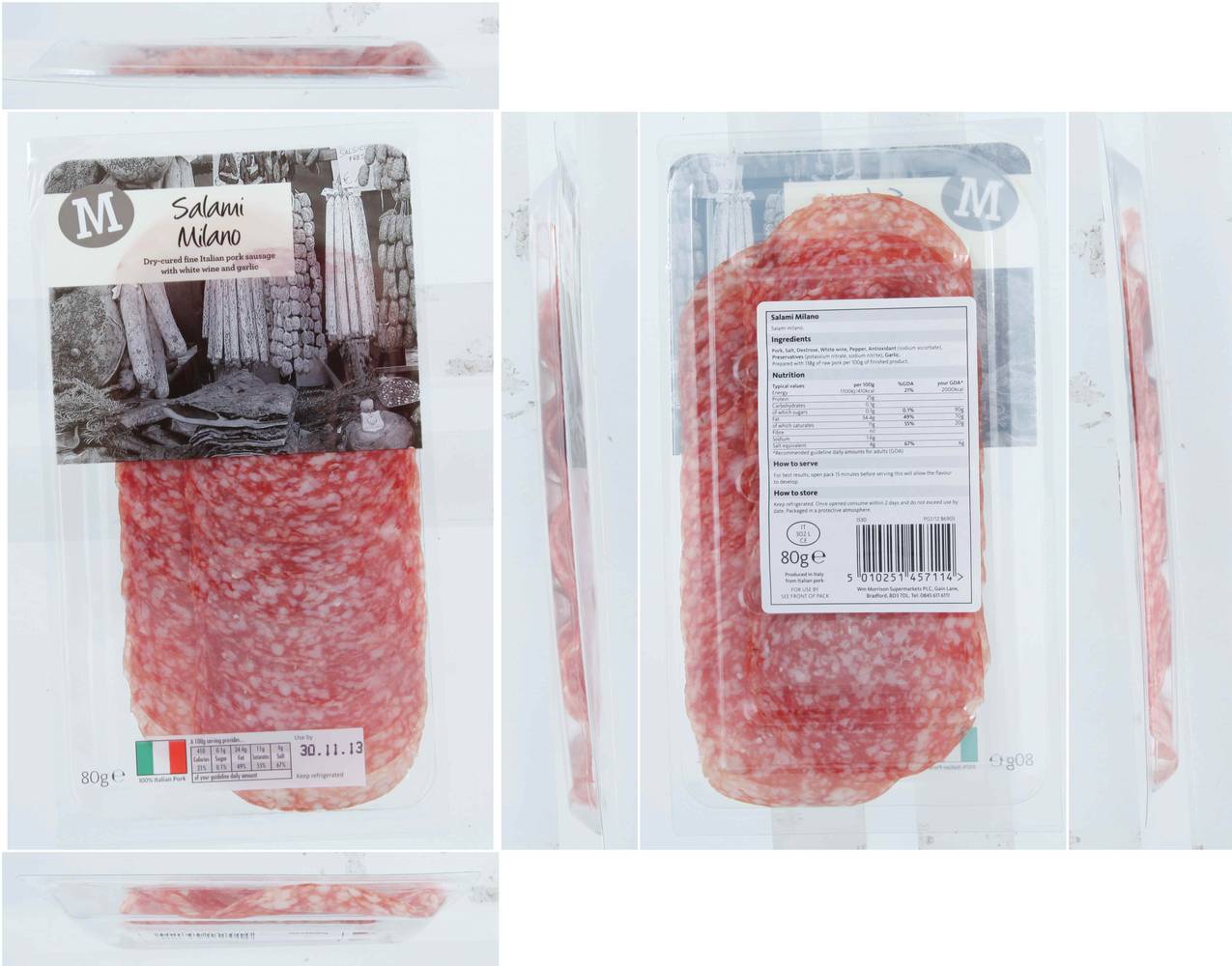 Morrisons Italian Milano Salami Slices