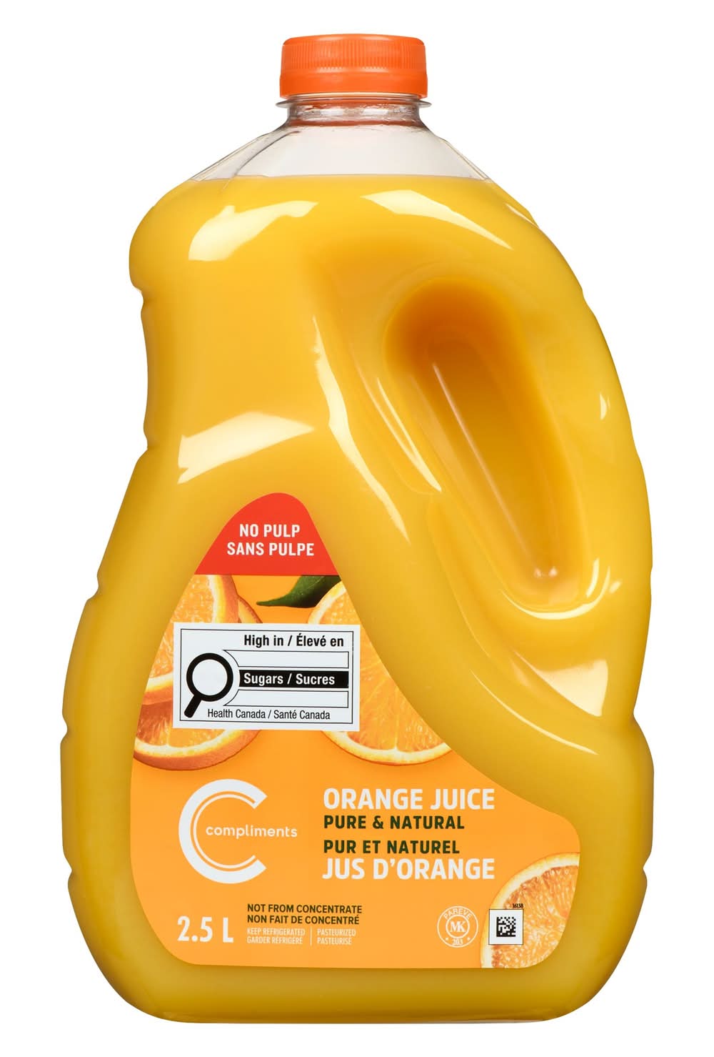 Compliments Pure & Natural Juice, Orange (2.5 L)