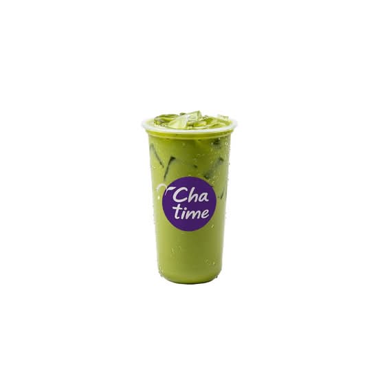 Thé au lait matcha / Matcha Milk Tea