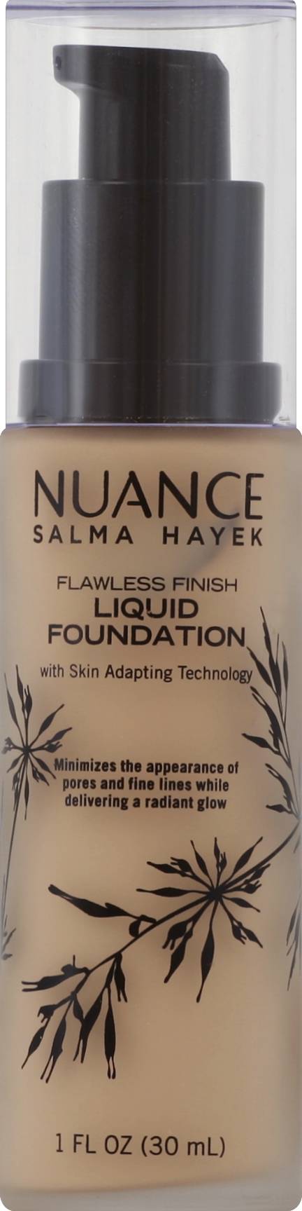 Nuance Salma Hayek Flawless Finish Liquid Foundation, Medium Cool 275 (1 fl oz)