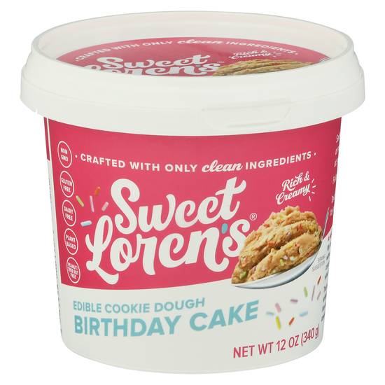 Sweet Loren's Birthday Cake Edible Cookie Dough