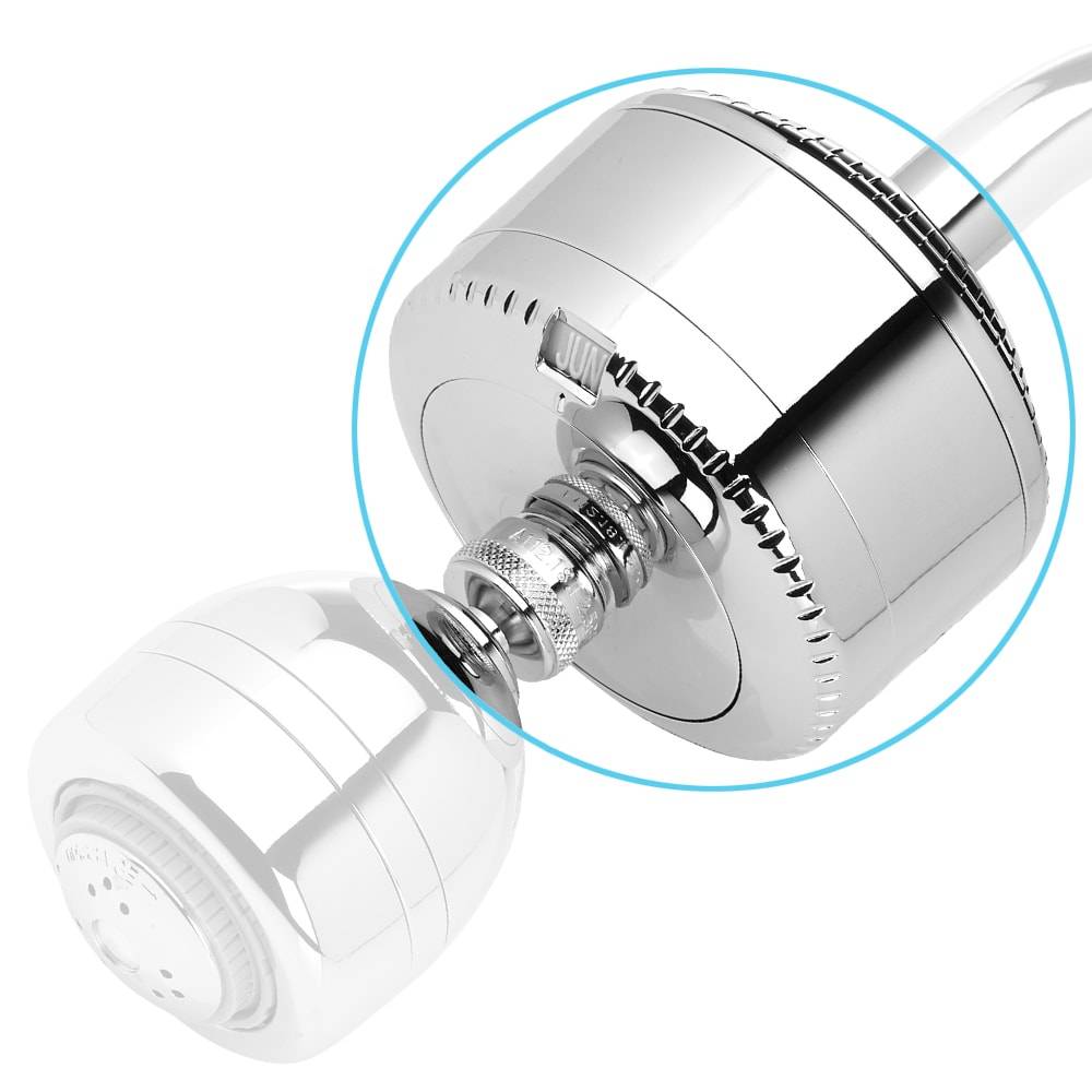 Sprite Slim-line Chrome Chlorgon 2.5-GPM Shower Head Filter (6-Months-Filter Life) | SL2-CM-R