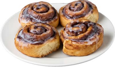 Bakery Cinnamon Twirls 4 Count - Each