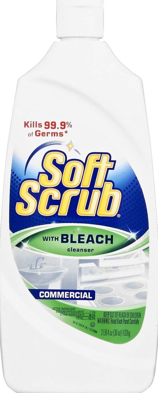 Soft Scrub Cleanser - 2 lb 4 oz (36 oz) 1.02 kg