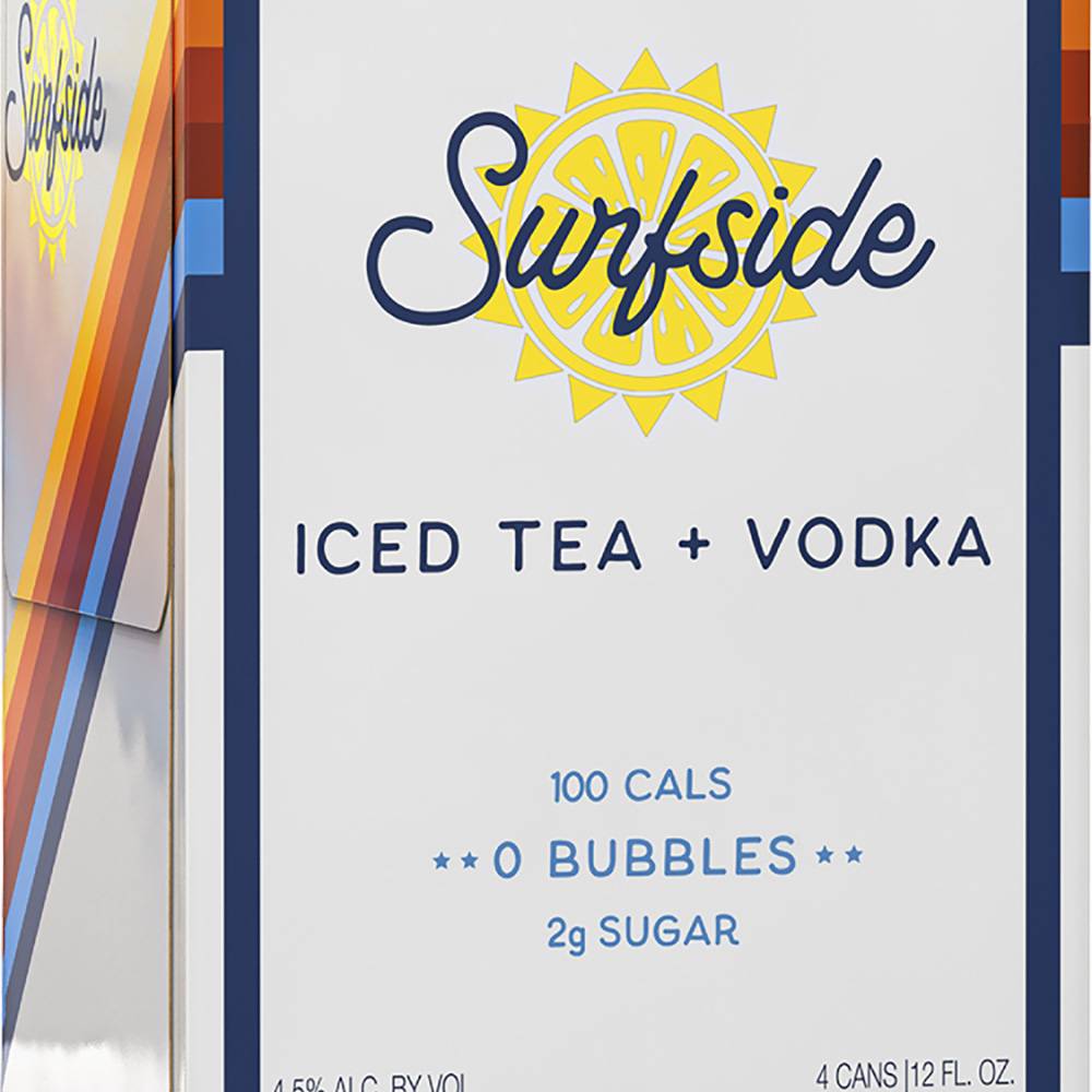 Stateside Surfside Iced Tea Vodka (4 pack, 12 fl oz)