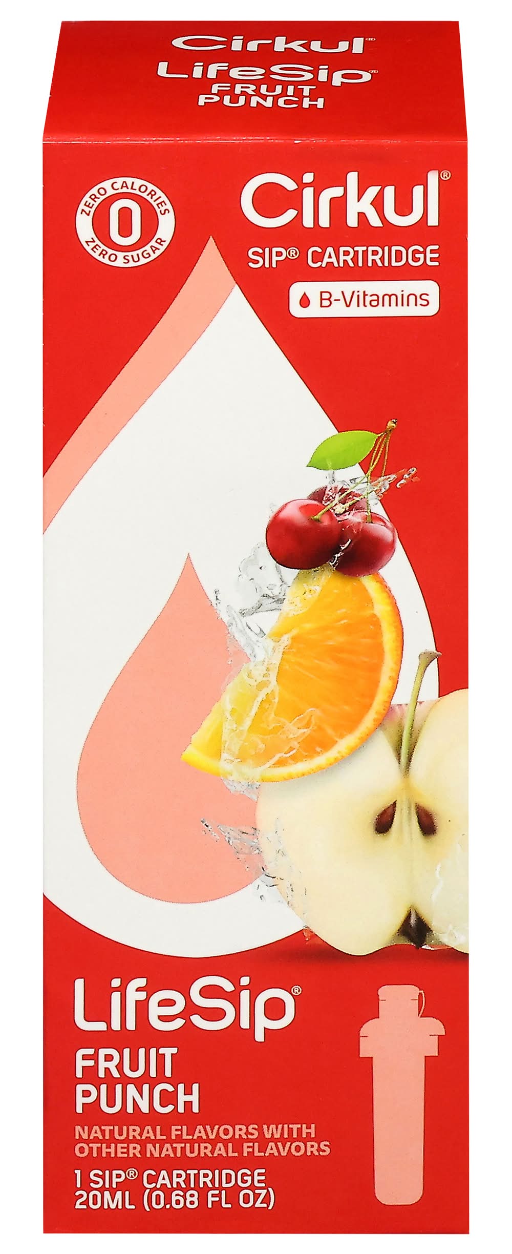 Cirkul Hydrate Lifesip Fruit Punch, Cartridge