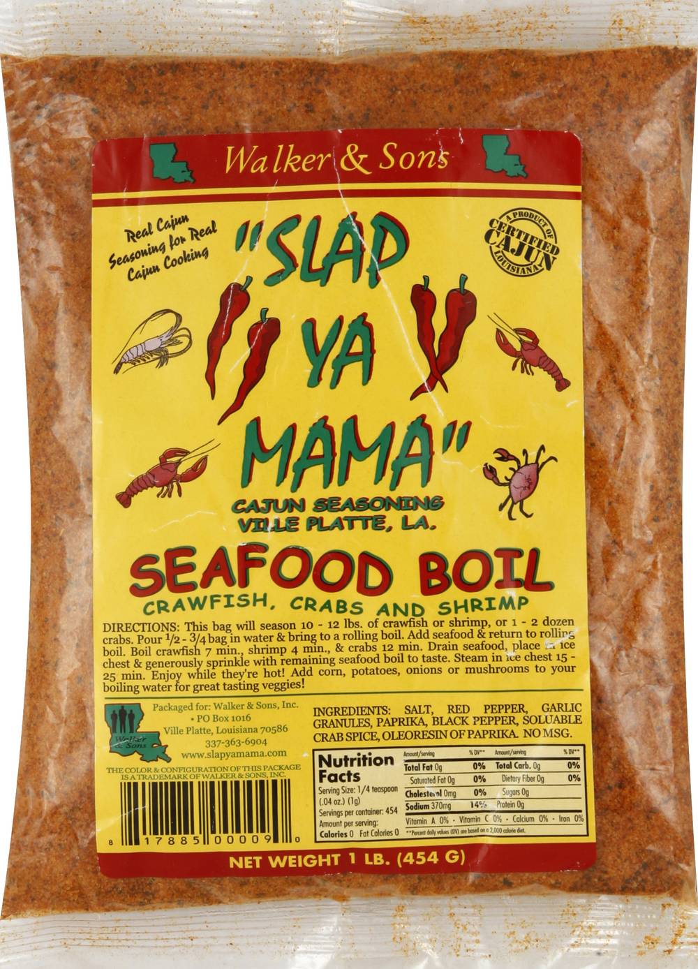 Slap Ya Mama Seafood Boil Cajun Seasoning (1 lbs)