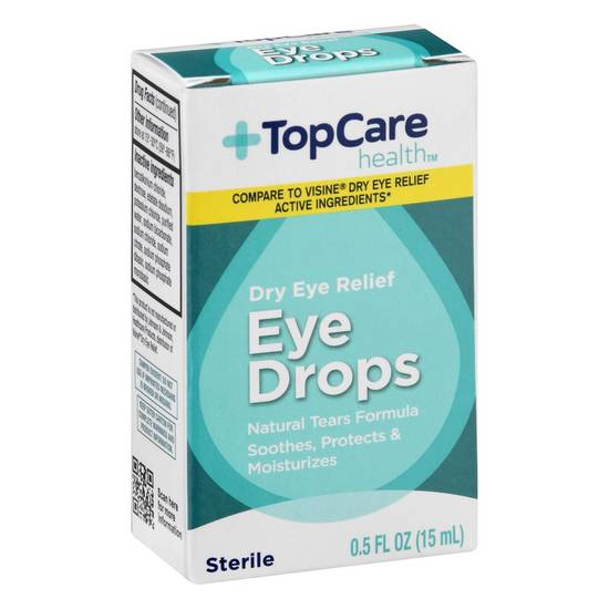 Topcare Health Dry Eye Relief Eye Drops