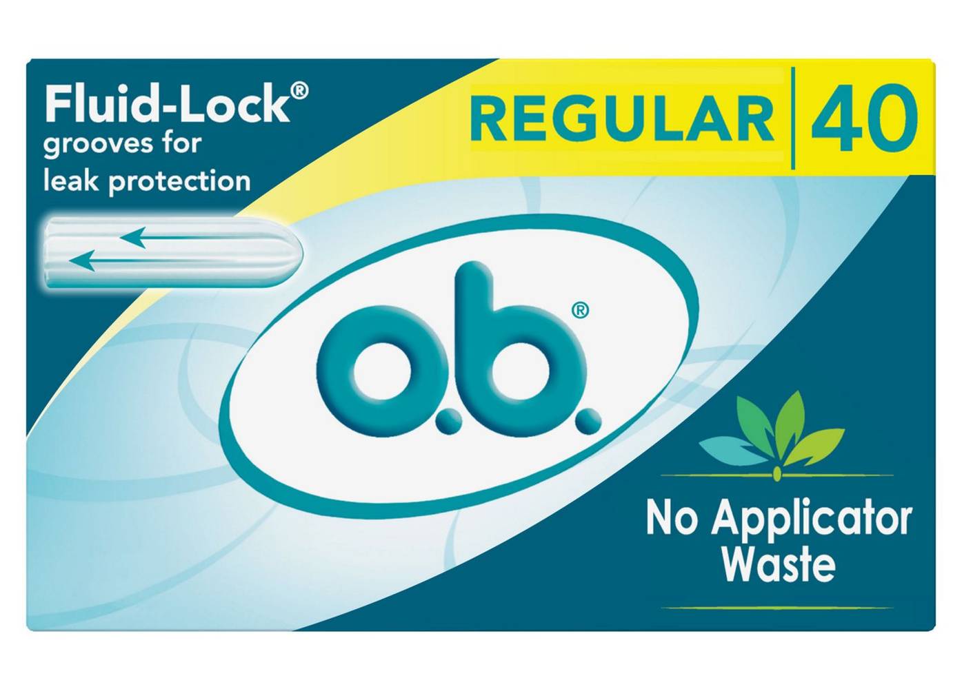 O.B. Pro Comfort Tampons, Regular Absorbency, 40 Ct