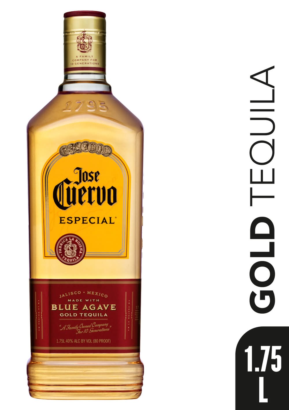 Jose Cuervo Especial Blue Agave Gold Tequila (1.75 L)