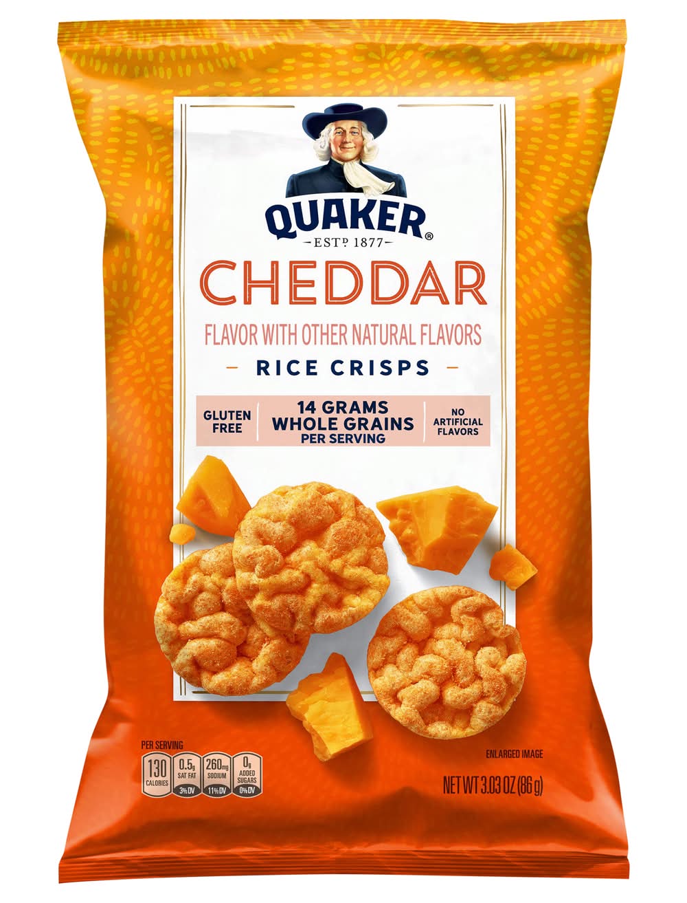 Quaker Rice Crisps, Cheddar (3.03 oz)