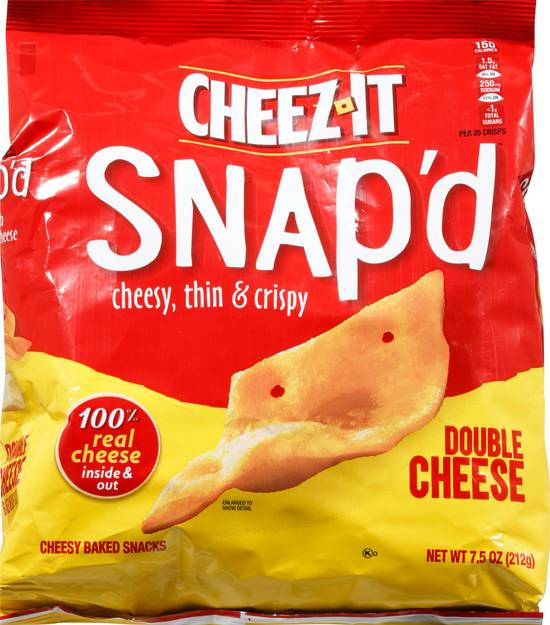 Cheez-It Snap'd Double Cheese Baked Snacks