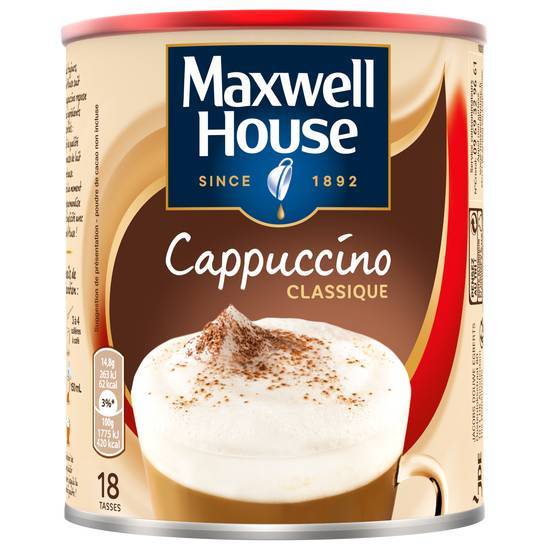 Cappuccino classique - maxwell house - 280g