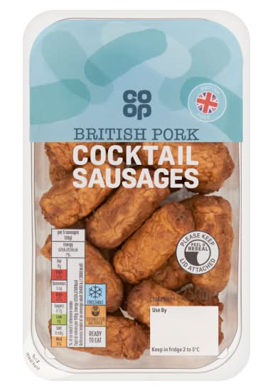 Co-op Cocktail Sausages (250g)